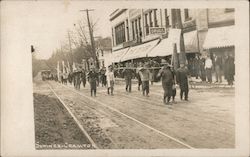 Parade Past University Co-Op Bookstore State Street Madison, WI Postcard Postcard Postcard