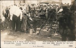 Polish: View of the NY Mills Textile strike July 18, 1916. Postcard