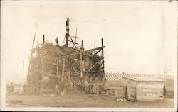 OSU Freshmen Bonfire Oregon Agricultural College 1920 Corvallis, OR Postcard Postcard Postcard