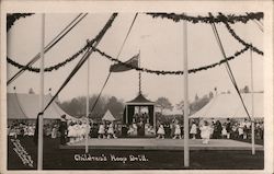 Children's Hoop Drill H. Davis Postcard Postcard Postcard