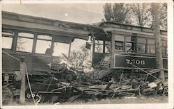 Train Wreck Postcard