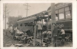 Train Wreck #306 Disasters SOL Postcard Postcard Postcard