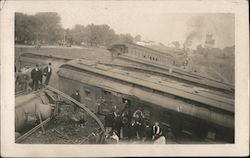 Train Wreck Postcard