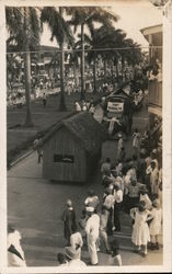 Canal zone parade, Fort Randolph Panama Postcard Postcard Postcard