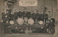 The Cameronians Trophies Won 1883-94 Scottish Rifles Postcard