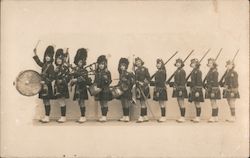 Scottish Marching band, Bagpipes - Canada or Scotland Postcard