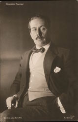 Giacomo Puccini Composers Willinger Postcard Postcard Postcard