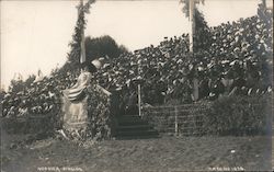 Lillian Nordica Singing the Star Spangled Banner Postcard