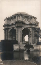 Dome, Hedge, and Lagoon, Palace of Fine Arts Postcard