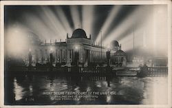 Night scene from Court of the Universe - Pan Pac Int Exposition 1915 San Francisco, CA 1915 Panama-Pacific Exposition Postcard P Postcard