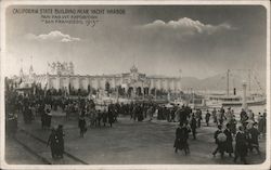 California State Building Near Yacht Harbor San Francisco, CA 1915 Panama-Pacific Exposition Postcard Postcard Postcard