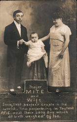 Major Mite and wife. at P.P.I.E San Francisco, CA 1915 Panama-Pacific Exposition Postcard Postcard Postcard