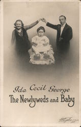 Ida, Cecil, George The Newlyweds and Baby San Francisco, CA 1915 Panama-Pacific Exposition Postcard Postcard Postcard