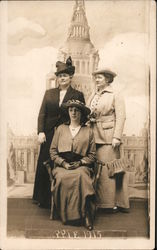 Studio: Three Women Having Their Picture Made at Panama-Pacific Expo San Francisco, CA 1915 Panama-Pacific Exposition Postcard P Postcard