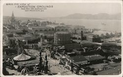 Birds eye view of Exposition Grounds Pan-Pac Int. Exposition 1915 Postcard