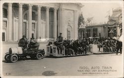 Fadgl Auto Train Pan-Pac. Int. Exposition 1915 San Francisco, CA 1915 Panama-Pacific Exposition Postcard Postcard Postcard