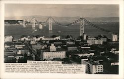 The San Francisco Bay Bridge California Postcard Postcard Postcard