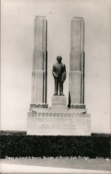 Statue of Joseph B. Strauss Builder of Golden Gate Bridge San Francisco, CA Postcard Postcard Postcard