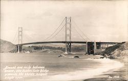 Golden Gate Bridge - World's Longest Single Span Postcard