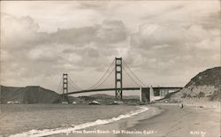 Golden Gate Bridge from Baker's Beach Postcard