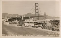 Carl Wilke Round House - Golden Gate Bridge San Francisco, CA Postcard Postcard Postcard