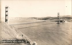 Golden Gate Bridge Length 9200ft, span 4200ft. Cost $3,500,000 San Francisco, CA Postcard Postcard Postcard