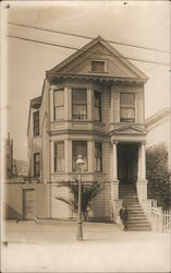 House on 19th St. / Castro St. Postcard