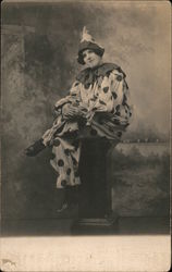 LYCEUM THEATRE Pierrot Clown San Francisco, CA Postcard Postcard Postcard