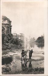 Wind and Spray Fountain - In the Lagoon, Palace of Fine Arts, P.P.I.E. San Francisco, CA Postcard Postcard Postcard