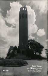 Coit Tower on Telegraph Hill Postcard