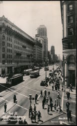 Market St. at Montgomery San Francisco, CA Postcard Postcard Postcard