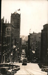 Powell Street Hill Postcard