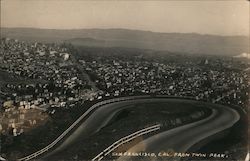 View of City From Twin Peak San Francisco, CA Postcard Postcard Postcard