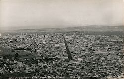 East from Twin Peaks San Francisco, CA Postcard Postcard Postcard