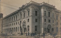 Refugees at Post Office After the Earthquake San Francisco, CA Postcard Postcard Postcard