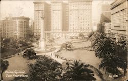 Union Square San Francisco Postcard