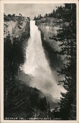 Nevada Fall-Yosemite Nat'l Park Postcard