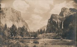 Yosemite Valley 1912 Postcard