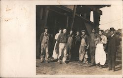 Crew on Forward Deck Stockton, CA Postcard Postcard Postcard