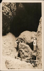 Entering Lion's Den, Big Pinnacles Postcard