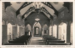 Hamden Holmes Noble Memorial Chapel, Cypress Lawn Memorial Park Postcard