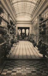 Interior " The Catacombs" Cypress Lawn Memorial Park Postcard