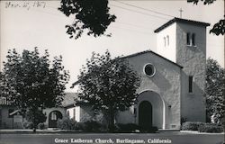 Grace Lutheran Church Burlingame, CA Postcard Postcard Postcard