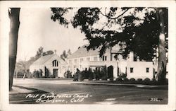 First Presbyterian Church Burlingame, CA Postcard Postcard Postcard