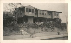 Moving houses for Hollywood freeway California Postcard Postcard Postcard