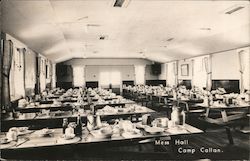 Mess Hall - Camp Callan Postcard