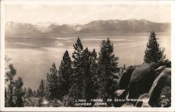 Lake Tahoe as seen from the Nevada shore California Postcard Postcard Postcard