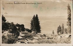 Looking South from Brockway California Postcard Postcard Postcard