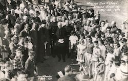 Mission San Rafael Ground Breaking May 22, 1949 California Geo Wheeler Photo Postcard Postcard Postcard