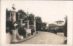 Columns, Staircase - Casa Del Monte, Hearst Castle Postcard